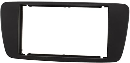 tomzz Audio 2449-031 Doppel DIN Radioblende kompatibel mit Seat Ibiza 6J 2008-2013 schwarzmetallic