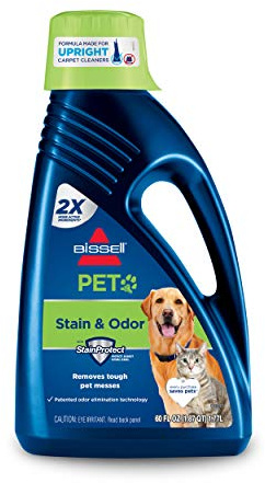 BISSELL 2X Pet Stain & Odor Full Size Machine Formula, 60 ounces, 99K52
