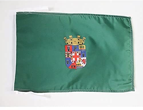 AZ FLAG Bandera Province d’Almería 45x30 cm Poliéster 100D Cuerdas | Uso interior y exterior Enseña española costuras dobles y bordes reforzados