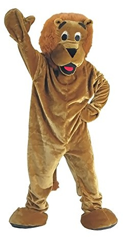 Dress Up America Deluxe Plush Roaring Lejon Mascot Kostym