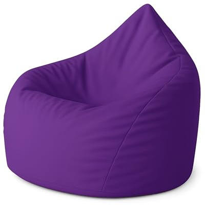 PATCH HOME Sitzsack Tropfenform - Lila für In & Outdoor XL 300 Liter - mit Styropor Füllung in 25 versch. Farben und 3 Größen