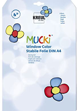 KREUL 42796 Spezialfolie fr Window Color MUCKI, DIN A4