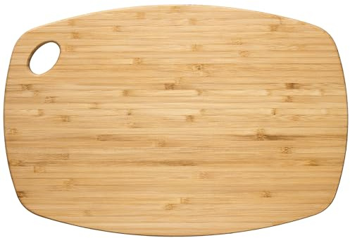 Totally Bamboo BA202222 Planche à découper Greenlite en bambou compatible lave-vaisselle 24 x 23 cm