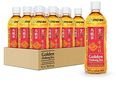 Ito En Tea Golden Oolong Tea, Unsweetened, 16.9 Ounce (Pack of 12)