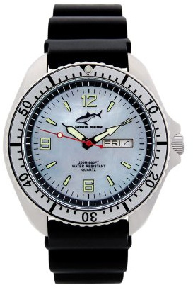 Chris Benz One Man CBO-H-SI-KB Elegante Herrenuhr Taucheruhr