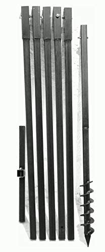 MWS-Apel 70 mm 6 Meter Erdbohrer Erdlochbohrer Brunnenbohrer Pfahlbohrer Handerdbohrer Bohrgerät f. Brunnen und Rammfilter