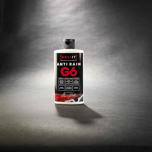 GOLLIT Anti-Rain Nano Versiegelung für Glas & Keramik für 80 qm,Glasversiegelung, Regenabweiser mit Lotoseffekt, 1 X 200ml - Made IN Germany