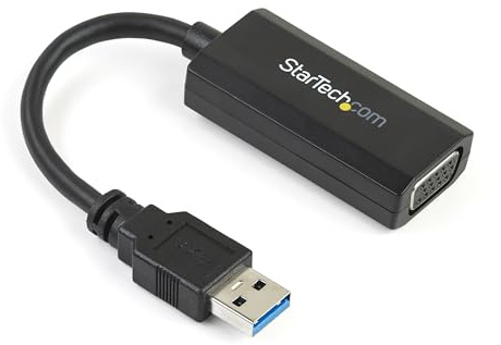 StarTech.com USB 3.0 to VGA Display Adapter 1920x1200, On-Board Driver Installation, Video Converter with External Graphics Card - Windows (USB32VGAV)