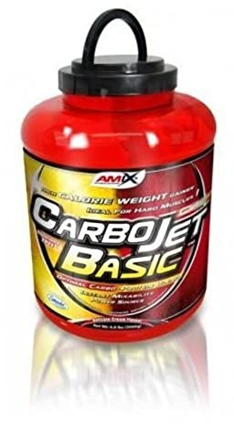 AMIX - Complemento Alimenticio - Carbojet Basic - Carbohidratos y Proteínas para Aumentar la Masa Muscular - Con Concentrado de Proteína de Suero - Recuperador Muscular - Sabor Chocolate - 3 KG