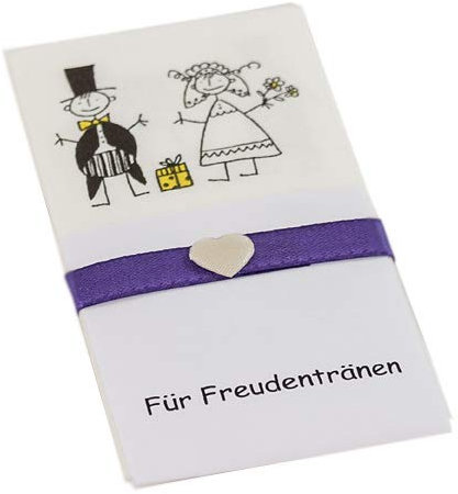 unser schönster Tag 50 x Taschentücher Freudentränen Hochzeit TT0005