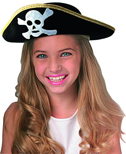 Rubies, Piratenhut, schwarz, für Kinder, Zubehör
