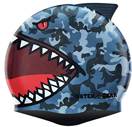 Water Gear Critter Cap - Extremely Durable Swimming Cap for Kids - Great for Improving Swimming Skills and Instilling Confidence in the Water - Long-Lasting Toddler Swimming Cap