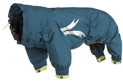 Hurtta Slush Outdoor-Hundejacke, verschiedene Größen, Granitschwarz / wacholderfarben