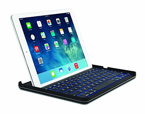 Kensington KeyCover Plus Hard Case Backlit Bluetooth Keyboard for iPad Air - Black
