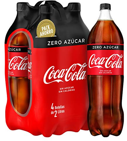 COCA COLA Zero pack 4 bouteilles 2 l