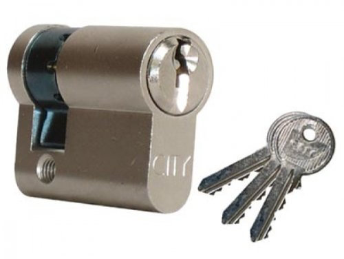 520930109 Demi-cylindre City varié - 30 x 10 - Laiton nickelé