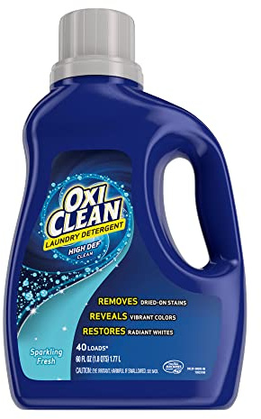 OxiClean High Def Sparkling Fresh Liquid Laundry Detergent, 60 oz.