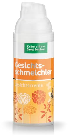 Sanct Bernhard Gesichtsschmeichler Gesichtscreme mit Arganöl, Jojobaöl, Brokkolisamenöl und Allantoin, Inhalt 50 ml