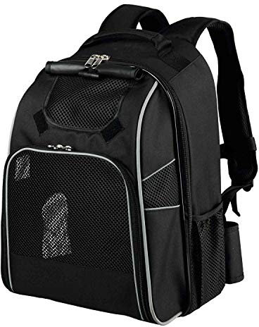 Trixie 28945 Rucksack William, 33 × 43 × 23 cm, schwarz