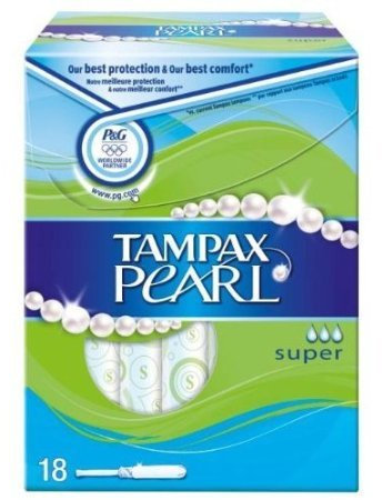 Tampax Pearl Super 18's, 2er Pack (2 x 18's)