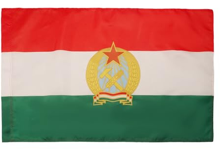 AZ FLAG Bandiera Repubblica Popolare d'Ungheria 1949-1956 150x90 cm Asola | Uso interno ed esterno bandiera decorativa ungherese doppie cuciture e bordi rinforzati con guaina per asta poliestere 100D