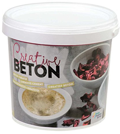 Glorex 6 2606 602 - Calcestruzzo Creativo, 3500 g in Un Secchio, Composto Universale per getti di calcestruzzo, di Alta qualità e Privo di Sostanze nocive, Resistente alle intemperie e al Gelo