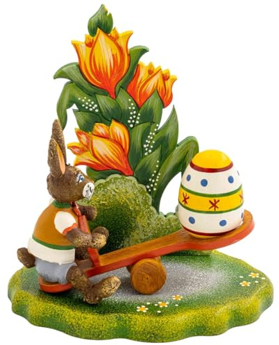 Kleine Figuren & Miniaturen Ostereierwippe - 12 x 10cm - Hubrig Volkskunst