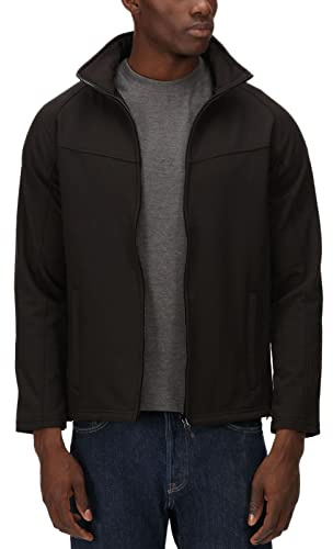 Regatta Professionell herr Uproar interaktiv vindbeständig softshell, helsvart, storlek L
