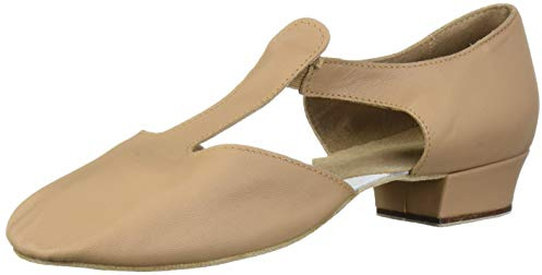 Bloch Dance Women's Grecian Sandal Dance Shoe, tan, 7 Medium US
