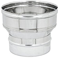 UTILFER Riduzioni Aumenti Inox Aisi 304 6 Dc - Canne Fumarie Tubi - 200F-150M