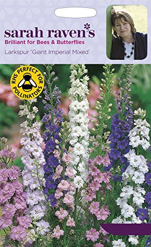 Johnsons - Sarah Raven's Flowers - Larkspur Giant Imperial Mixed - 300 Seeds
