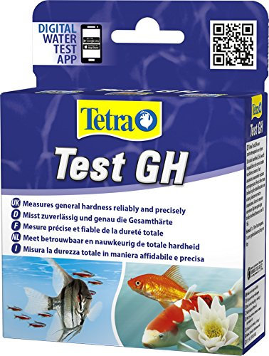 Tetra Test GH (Gesamthärte) - Wassertest für Süßwasser-Aquarien und Gartenteiche, misst zuverlässig und genau die Gesamthärte, 10ml Flasche