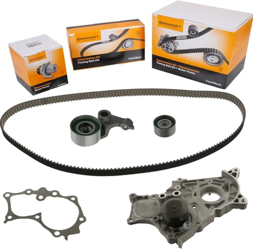 CONTITECH CT1043WP2 Bomba de agua + kit de correa de distribución Número de dientes: 178 25 mm Compatible con TOYOTA AVENSIS Ranchera familiar T25 COROLLA Verso ZER, ZZE12, R1 AVENSIS Sedán T25