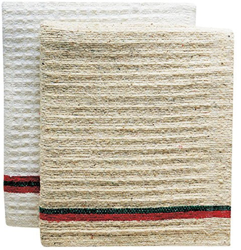 Brico-materiaux - Wassingue ou serpillière gaufrée écrue / ECRUE ORDINAIRE TISSAGE DE BEAULIEU - 60 x 100 cm