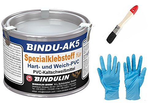 Bindu-AK5 PVC-Kleber hart- und weichkleber inkl. Pinsel (200)