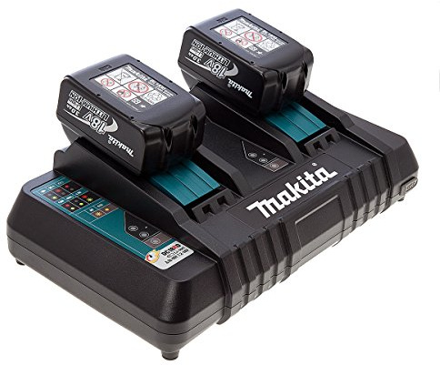 Makita 00031 DC18RD 18 V Twin Charger with 3.0 A Batteries
