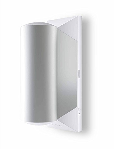 OSRAM Noxlite Smart LED Außenbeleuchtung Up Down-LED-Wandspot zweiflammig mit Bewegungsmelder und Dämmerungssensor/aus hochwertigem Aluminium / 9 Watt/warmweiß 3000K, weiß