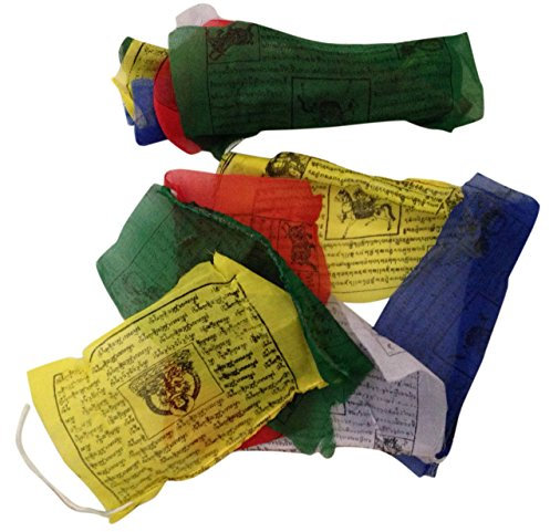 Cosynee Banderas budistas de oración de 5 metros de largo