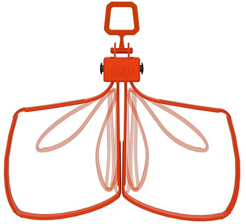 ASP Tri-Fold Restraints, Rot & Einweg-Handschellen für das Training mehr, Polizeiausrüstung und Sicherheitsschutzausrüstung, Strafverfolgungshandschellen, Einwegmanschetten, 6 Stück