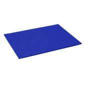 Hey Sign rechteckiges Tischset in der Farbe Blau, Filz aus 100% Reiner Schurwolle, 45 x 35 cm - Filzdicke 5 mm, 300104510