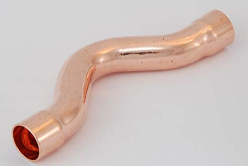 2x Kupferfitting Überbogen 18 mm 180 Grad 5085 i/i Lötfitting copper fitting CU
