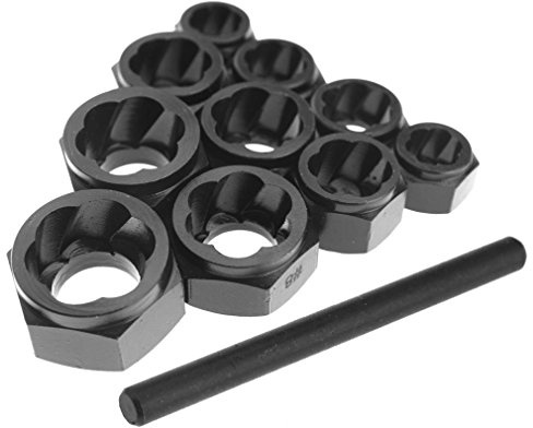 Kit 11 Pièces Douilles d’Extraction d’Écrou Rivet Boulon Endommagé (9–19 mm)