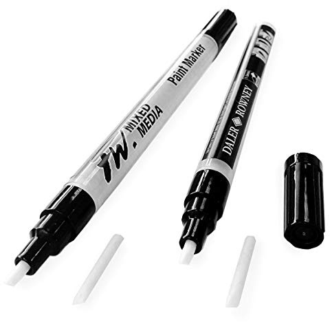 Daler Rowney – 101 – FW nachfüllbar Mixed Media Art Marker – Pack von 2–0,8 mm Tech Point