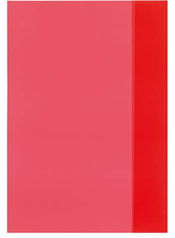 Herlitz 5214036 Hefthülle A4, 25 Stück, rot