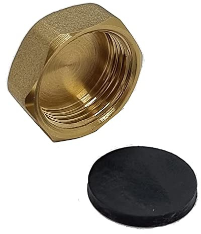 Merriway® BH01586 1/2 inch BSP Brass Compression Fittings Blank Nut Cap