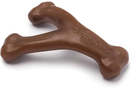 Benebone Wishbone per Cani al Gusto di Arachidi Piccolo – Osso Giocattolo per masticate energiche Prodotto negli Stati Uniti