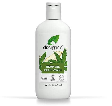 Dr. Organic Gel de Baño y Ducha Aceite Cañamo Organico 250 ml 250 ml