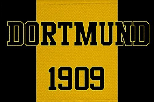 U24 Aufnäher Dortmund 1909 Fahne Flagge Aufbügler Patch 9 x 6 cm