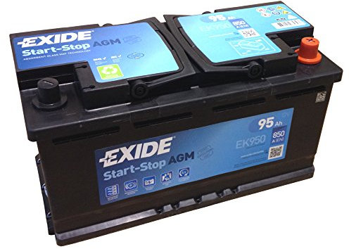 EXIDE AGM Start-Stopp-Batterie EK 950 EN (A): 850 12V 95AH neuestes Model 2014/15