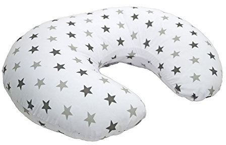Cuddles Collection Twinkle Star Nursing Pillow (Silver)